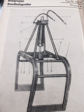 Dichtsatz Dichtung VEB Rundholzgreifer T157 Universallader Erdbeerpflücker 8340