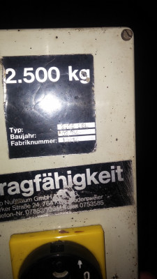 Schütz Schaltschütz für Nußbaum Hebebühne Typ SEL 2.25 SEL 2.30 SEL 2.32 SEL 2.40 / 1.20 H / S