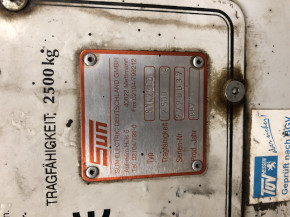 load nut for SUN SVL 2250 2 post lift