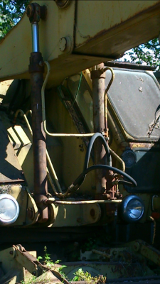 Dichtsatz Dichtung Hubzylinder VEB Fortschritt T174-2 Mobilbagger DDR Baumaschine (Hubzylinder mit 56mm Stange runder Kopf)
