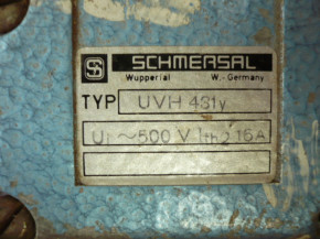 Zwei Stufen Endschalter Sicherheitsschalter Rollenhebel Schmersal UVH431y