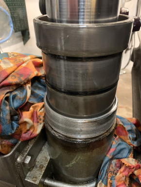 2t Takraf Autohebebühne Kautasit Dichtsatz Dichtung Nutring VEB DDR VEM (Stange = 80mm Durchmesser)