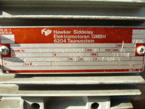 Hawker UDN Motor Elektromotor Antrieb Spindel Steuerung Zippo Hubbühne 16.56.212
