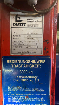 Reversing switch, reversing switch, control switch, switch switch CARTEC HBH 3000