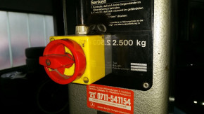 Hauptwendeschalter Wendeschalter Steuerschalter für Nussbaum Hebebühne Typ ATS 2.20 ATS 2.25 / BTS 2.20 BTS 2.25