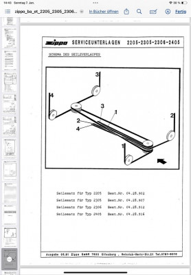Satz Schaltseile Seilzug Steuerseil Stahlseil Sicherheitsseil Zippo 2305 2205 2306 Hebebühne