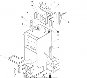 Alu Zentralhalter Schlittenführung Hubschlitten-Führung Ravaglioli RAV KPN KPX KP