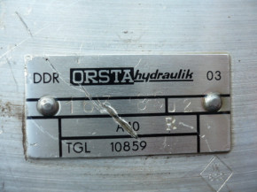 Orsta Zahnradpumpe Hydraulikpumpe VTA Takraf DFG 3202 N-A Orsta hydraulik A10 R