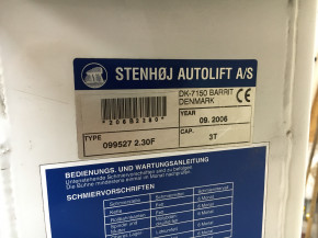 Abdeckung Säule Abdeckleiste Stenhoj Typ Maestro 2,32 - 099527 M 2.30 F - ST468361 / Länge 2625 mm