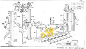 Kettenführung Gleitschiene ISTOBAL 4271420, 42712-00, 42713, 42714-00, 42714-20 od. Blitz Sprint Hebebühne (für 1/2 Zoll Rollenkette)