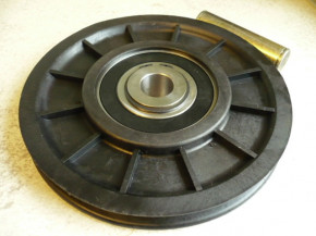 Original Cable Sheave / Deflection Pulley / V-Belt Pulley / Single Pulley Zippo 2405 (with radial bearing)