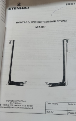 Abdeckung Säule Abdeckleiste Stenhoj Typ Maestro 2,32 - 099527 M 2.30 F - ST468361 / Länge 2625 mm
