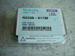 GRP valve pilot valve assy valve RG238-61730 RG23861730 Kubota KX71-2 Alpha