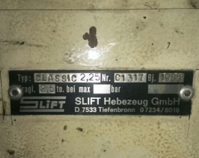 lift pad, rubber pad, rubber plate for Slift Classic 2.25 / IME Carlift (150mm x 17mm)