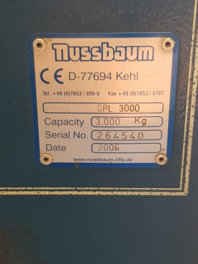 Originales Kabelset Steuerseil Sicherheitsseil 12,45 m für Nußbaum Hebebühne Typ SPL 3000 / SPL 3500 / T4 / SPL 4000 / SPL 6000 / SPL 7000 / SPL 8000