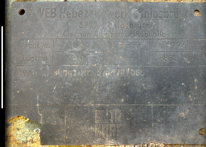 Dichtung Dichtsatz DDR VEB Hebezeugwerk Königsbrück Scherenhebebühne HB 200-3 /2