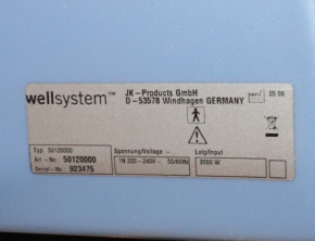 Zahnflachriemen Zahnriemen Keilriemen Wellsystem JK Ergoline Hydro Jet Medical