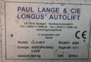 Sliding element sliding carriage sliding piece sliding block sliding Longus ELK CL 2.40 F