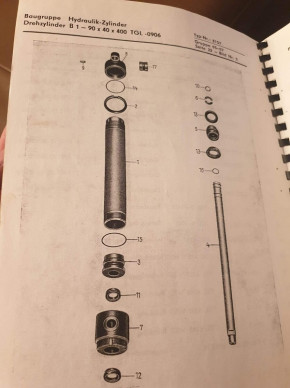 O-ring seal VEB lifting cylinder T157 universal loader Zwiebelzieher Hühnerknie
