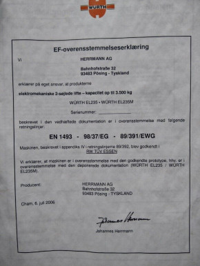 Membrane keypad, Cripflex connector, control unit Herrmann Eco Lift 2.35