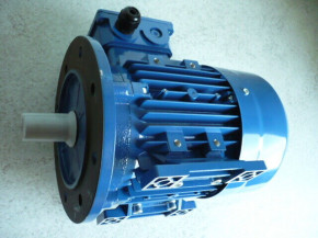 Electric motor 24mm shaft, replacement motor for 1-2 tons VEM VEB Thurm DDR Takraf Scissor lift Lunzenau