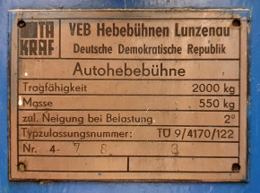 Sealing kit seal Merkel 2t Takraf VEB Lunzenau car lifts scissor lift