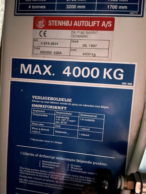 Gleitklotz Gleitstück sliding pad Stenhoj Typ 005300 430A, 005433 530AL Major 4030