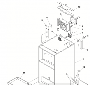 sliding pad for Romeico Beissbarth R 224 to R 236 lift