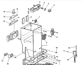 1 Paar Gleitstücke Gleitscheiben Gleitelemente für RAV Ravaglioli Hebebühne Typ KP/KPN/KPX/KPS Ausführungen