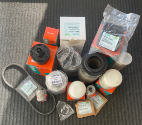 Service 1000h Wartungsatz Filterset Ölfilter Kraftstofffilter Kubota RT210-2, RT220-2 ohne A/C Klima