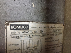 XPA Keilriemen Schmalkeilriemen Romeico Atlantic TC Hebebühne 2 Säulen Hubbühne