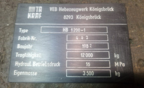 Dichtung Dichtsatz DDR VEB Hebezeugwerk Königsbrück Scherenhebebühne HB 1200-1