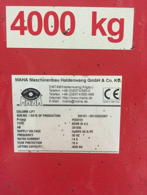 Set lifting nut, load nut, main nut, spindle nut, load nut lift Maha ECON 3 5.0