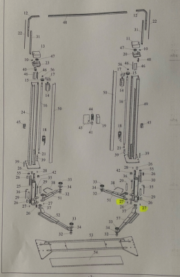 guide block, sliding pad, sliding block for Nussbaum lift Type SL/SLE 2.25 2.30 2.32 2.40 / ATT Hymax S3200/S3000 S4000/S3500