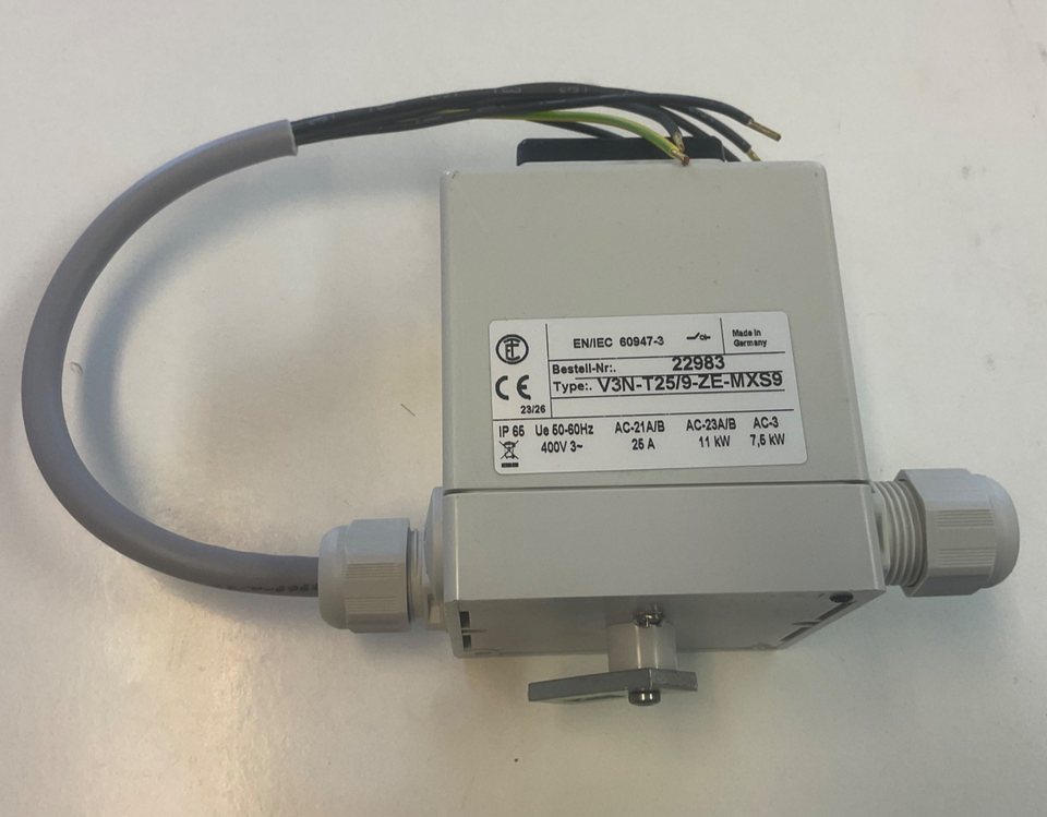 Schlüsselschalter Hauptschalter Hofmann GT GTE BT BTE 2500 STE