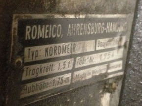 lift pad, rubber pad, rubber plate for Romeico lift type Atlantic / Nordmeer / Sahara (150x80x28mm)