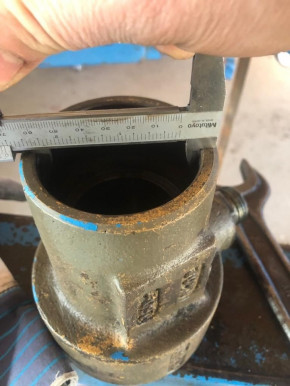 Dichtsatz Dichtung Hubzylinder VEB Fortschritt T174-2 Mobilbagger DDR Baumaschine (Hubzylinder mit 56mm Stange runder Kopf)