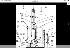 Dichtsatz Dichtung Slift Duett DH-R 2,5 / 8 / DH / K 2,5 / 1800 Typ 5 KN HY Unterflurhebebühne