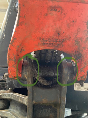 Buchse Lagerbuchse Stahlbuchse Kubota KX41-3 019 Minibagger RG13866463