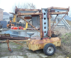 Hose air trailer tire valve VEB DDR lifting platform Lengenfeld FH1600