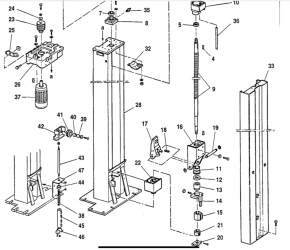 Wiederauffahrsicherung Sicherheitsmutter Tragmutter Ravaglioli RAV KPN KPX KPS (RAV Nr.047018191)