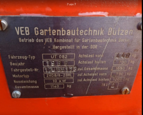 Dichtung Dichtsatz UT082 Traktor VEB Maschinen DDR Hydraulikzylinder B1-50/32 Orsta TGL 21551