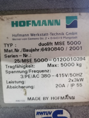 Schlüsselschalter Schlüsselhauptschalter Hofmann MT MTE 2500 MSE 5000