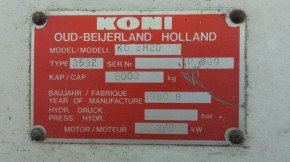 Sicherheitsmutter für Hebebühne Typ Romeico H220 / Zippo 1135 / Koni KO2M20 KN2 M20 3532/T719