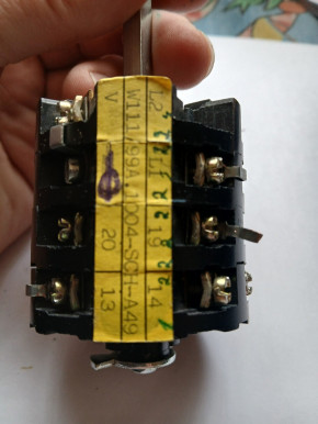 Phasenkonvertierer Hauptwendeschalter Steuerschalter für Zippo Hebebühne Typ 1226 1236 1526