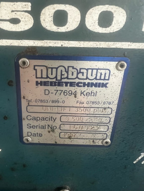 Elektromotor Asynchron Dreiphasen Gehäusemotor Nußbaum Unilift 3500 plus / JUMBO / SPL 3500 / HDL