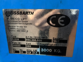 Sälzer Wendeschalter Steuerschalter Hauptwendeschalter Romeico Beissbarth R.230