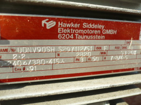 Hawker UDN Motor Elektromotor Antrieb Spindel Steuerung Zippo Hubbühne 16.56.212